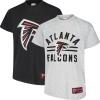 imageUltra Game Youth NFL Official Super Soft 2 Pack TShirt SetTeam ColorHeather Gray
