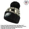 imageUltra Game Youth NFL Official Super Soft Cable Knit Winter Beanie Knit Hat with Extra Warm Touch Screen GlovesBlack