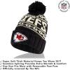 imageUltra Game Youth NFL Official Super Soft Cable Knit Winter Beanie Knit Hat with Extra Warm Touch Screen GlovesBlack