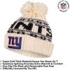 imageUltra Game Youth NFL Official Super Soft Cable Knit Winter Beanie Knit Hat with Extra Warm Touch Screen GlovesNatural