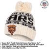 imageUltra Game Youth NFL Official Super Soft Cable Knit Winter Beanie Knit Hat with Extra Warm Touch Screen GlovesNatural
