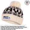 imageUltra Game Youth NFL Official Super Soft Cable Knit Winter Beanie Knit Hat with Extra Warm Touch Screen GlovesNatural