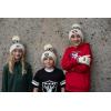 imageUltra Game Youth NFL Official Super Soft Cable Knit Winter Beanie Knit Hat with Extra Warm Touch Screen GlovesNatural
