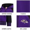 imageUltra Game Youth NFL Official Super Soft Full Zip Varsity Hoodie SweatshirtTeam Color 2024