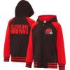 imageUltra Game Youth NFL Official Super Soft Full Zip Varsity Hoodie SweatshirtTeam Color 2024