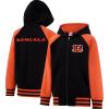 imageUltra Game Youth NFL Official Super Soft Full Zip Varsity Hoodie SweatshirtTeam Color 2024