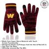 imageUltra Game Youth NFL Official Super Soft Marl Knit Winter Beanie Knit Hat with Extra Warm Touch Screen GlovesTeam Color