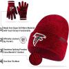 imageUltra Game Youth NFL Official Super Soft Marl Knit Winter Beanie Knit Hat with Extra Warm Touch Screen GlovesTeam Color