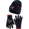 imageUltra Game Youth NFL Official Super Soft Marl Knit Winter Beanie Knit Hat with Extra Warm Touch Screen GlovesTeam Color
