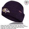imageUltra Game Youth NFL Official Super Soft Marl Knit Winter Beanie Knit Hat with Extra Warm Touch Screen GlovesTeam Color