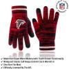 imageUltra Game Youth NFL Official Super Soft Marl Knit Winter Beanie Knit Hat with Extra Warm Touch Screen GlovesTeam Color