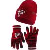 imageUltra Game Youth NFL Official Super Soft Marl Knit Winter Beanie Knit Hat with Extra Warm Touch Screen GlovesTeam Color