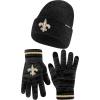 imageUltra Game Youth NFL Official Super Soft Marl Knit Winter Beanie Knit Hat with Extra Warm Touch Screen GlovesTeam Color