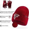 imageUltra Game Youth NFL Official Super Soft Marl Knit Winter Beanie Knit Hat with Extra Warm Touch Screen GlovesTeam Color