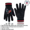 imageUltra Game Youth NFL Official Super Soft Marl Knit Winter Beanie Knit Hat with Extra Warm Touch Screen GlovesTeam Color