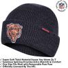 imageUltra Game Youth NFL Official Super Soft Marl Knit Winter Beanie Knit Hat with Extra Warm Touch Screen GlovesTeam Color