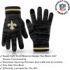 imageUltra Game Youth NFL Official Super Soft Marl Knit Winter Beanie Knit Hat with Extra Warm Touch Screen GlovesTeam Color