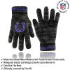 imageUltra Game Youth NFL Official Super Soft Marl Knit Winter Beanie Knit Hat with Extra Warm Touch Screen GlovesTeam Color