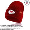 imageUltra Game Youth NFL Official Super Soft Marl Knit Winter Beanie Knit Hat with Extra Warm Touch Screen GlovesTeam Color