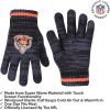 imageUltra Game Youth NFL Official Super Soft Marl Knit Winter Beanie Knit Hat with Extra Warm Touch Screen GlovesTeam Color