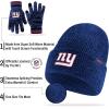 imageUltra Game Youth NFL Official Super Soft Marl Knit Winter Beanie Knit Hat with Extra Warm Touch Screen GlovesTeam Color