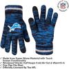imageUltra Game Youth NFL Official Super Soft Marl Knit Winter Beanie Knit Hat with Extra Warm Touch Screen GlovesTeam Color