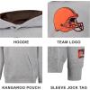 imageUltra Game Youth NFL Official Super Soft Premium Hoodie SweatshirtHeather Gray