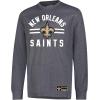 imageUltra Game Youth NFL Official Super Soft Supreme Long Sleeve TShirtHeather Charcoal