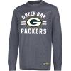 imageUltra Game Youth NFL Official Super Soft Supreme Long Sleeve TShirtHeather Charcoal