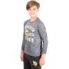 imageUltra Game Youth NFL Official Super Soft Supreme Long Sleeve TShirtHeather Charcoal
