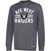 imageUltra Game Youth NFL Official Super Soft Supreme Long Sleeve TShirtHeather Charcoal