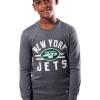 imageUltra Game Youth NFL Official Super Soft Supreme Long Sleeve TShirtHeather Charcoal