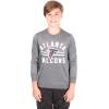 imageUltra Game Youth NFL Official Super Soft Supreme Long Sleeve TShirtHeather Charcoal