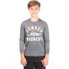 imageUltra Game Youth NFL Official Super Soft Supreme Long Sleeve TShirtHeather Charcoal