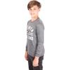 imageUltra Game Youth NFL Official Super Soft Supreme Long Sleeve TShirtHeather Charcoal