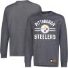 imageUltra Game Youth NFL Official Super Soft Supreme Long Sleeve TShirtHeather Gray Charcoal