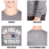 imageUltra Game Youth NFL Official Super Soft Supreme Long Sleeve TShirtHeather Gray Charcoal