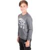 imageUltra Game Youth NFL Official Super Soft Supreme Long Sleeve TShirtHeather Gray Charcoal