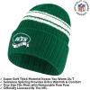 imageUltra Game Youth NFL Official Super Soft Team Stripe Winter Beanie Knit Hat with Warm Touch Screen GlovesTeam Color