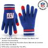 imageUltra Game Youth NFL Official Super Soft Team Stripe Winter Beanie Knit Hat with Warm Touch Screen GlovesTeam Color
