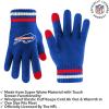 imageUltra Game Youth NFL Official Super Soft Team Stripe Winter Beanie Knit Hat with Warm Touch Screen GlovesTeam Color