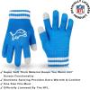 imageUltra Game Youth NFL Official Super Soft Team Stripe Winter Beanie Knit Hat with Warm Touch Screen GlovesTeam Color