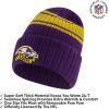 imageUltra Game Youth NFL Official Super Soft Team Stripe Winter Beanie Knit Hat with Warm Touch Screen GlovesTeam Color