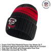 imageUltra Game Youth NFL Official Super Soft Team Stripe Winter Beanie Knit Hat with Warm Touch Screen GlovesTeam Color