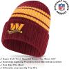 imageUltra Game Youth NFL Official Super Soft Team Stripe Winter Beanie Knit Hat with Warm Touch Screen GlovesTeam Color