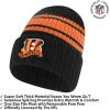 imageUltra Game Youth NFL Official Super Soft Team Stripe Winter Beanie Knit Hat with Warm Touch Screen GlovesTeam Color
