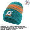imageUltra Game Youth NFL Official Super Soft Team Stripe Winter Beanie Knit Hat with Warm Touch Screen GlovesTeam Color