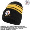 imageUltra Game Youth NFL Official Super Soft Team Stripe Winter Beanie Knit Hat with Warm Touch Screen GlovesTeam Color