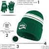imageUltra Game Youth NFL Official Super Soft Team Stripe Winter Beanie Knit Hat with Warm Touch Screen GlovesTeam Color