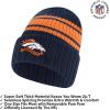 imageUltra Game Youth NFL Official Super Soft Team Stripe Winter Beanie Knit Hat with Warm Touch Screen GlovesTeam Color